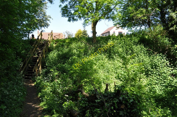 Photo 6"x4" View of Demolished Bridge Fakenham c2010