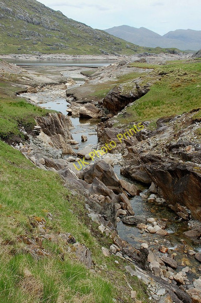 Photo 6"x4" Allt Coire nan Gall entering Loch Quoich Loch Quoich\/NM9499 c2010