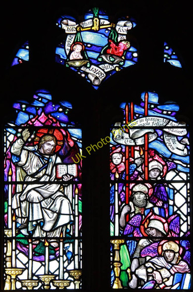 Photo 6"x4" St Michael & All Angels, Bath Road, Bedford Park - Window Chiswick c2010