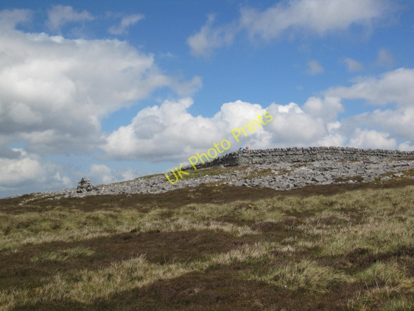 Photo 6"x4" Currick and Dry Stone Wall near Gray Nag Grey Nag c2010