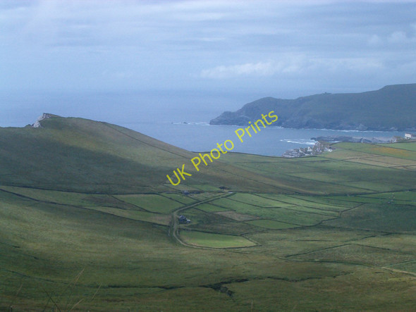 Photo 6"x4" Steep scarp down from Kilkeaveragh Keel\/V3968 c2008