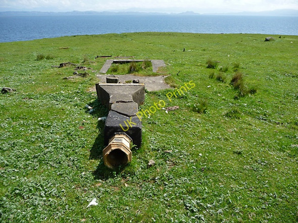 Photo 6"x4" Fallen chimney at Leac Tressirnish Lealt\/NG5060 c2010