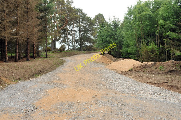 Photo 6"x4" Newly cut track at the edge of the woodland at Knock, Rafford Rafford c2010