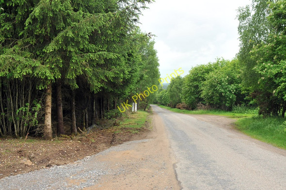 Photo 6"x4" Road from Blervie Castle to Rafford Rafford c2010
