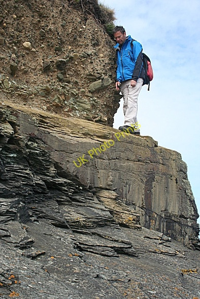 Photo 6"x4" Drumlin on Rocks Llanfairynghornwy c2010