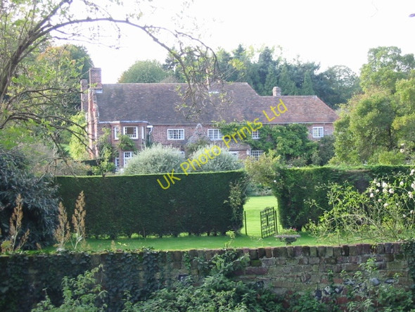 Photo 6"x4" North Court house and gardens Tilmanstone c2007