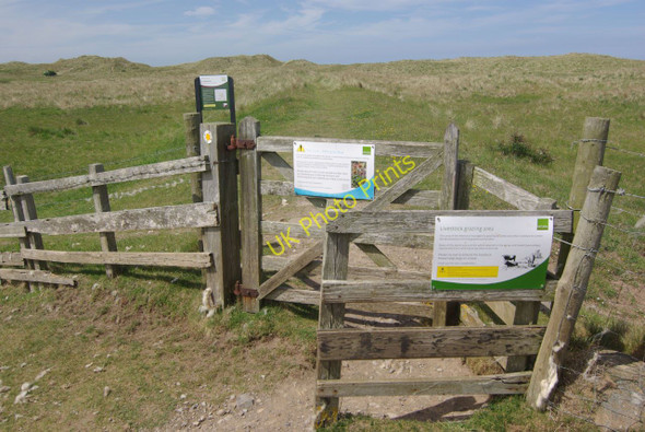 Photo 6"x4" Path to the dunes Holy Island\/NU1241 c2010