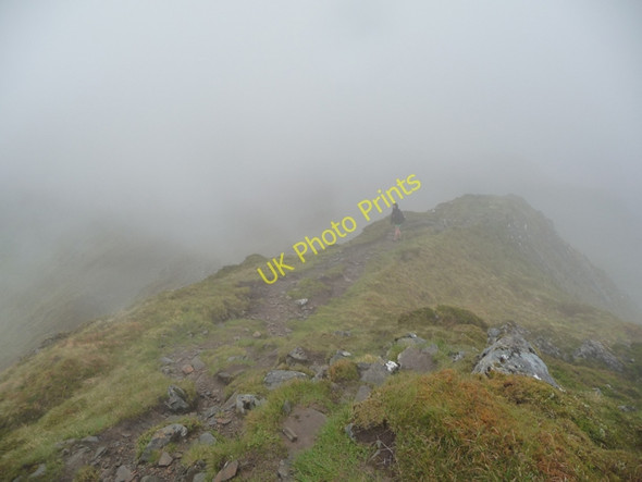 Photo 6"x4" North ridge of Sgurr na Carnach Sg\u00f9rr Fhuaran c2010