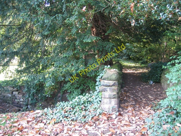 Photo 6"x4" Old Overleigh Cemetery - Footbridge Chester c2007