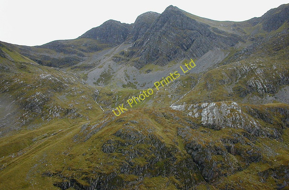 Photo 6"x4" View towards Stob Ban Allt Coire a' Mhusgain c2000