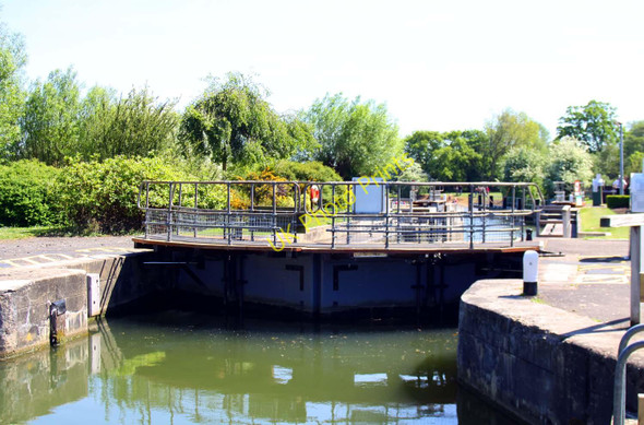 Photo 6"x4" Godstow Lock Wolvercote c2010