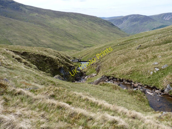 Photo 6"x4" Water intake on the Fin Glen burn Camusvrachan c2010