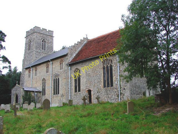 Photo 6"x4" St Cross South Elmham, St George's church St Cross South Elmham c2007
