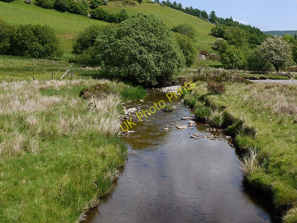 Photo 6"x4" The Afon Bidno above Bidno Mill Llangurig c2010