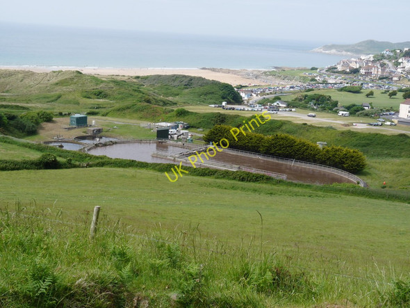 Photo 6"x4" Water Treatment Works near Challacombe Hill Woolacombe c2010