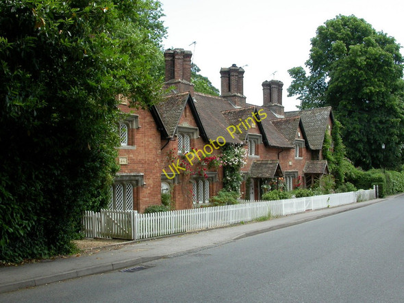 Photo 6"x4" Canford Magna, Lady Wimborne Cottages Wimborne Minster c2010