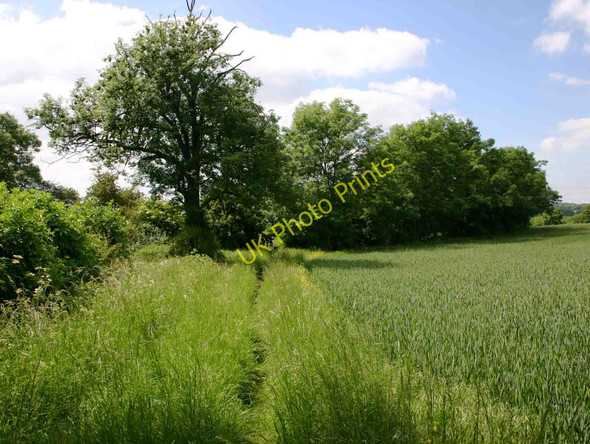 Photo 6"x4" Footpath to Drayton from Shottery Stratford-upon-Avon c2010