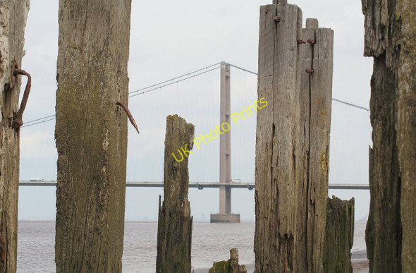 Photo 6"x4" Jetty and bridge Barton-Upon-Humber c2010 P1
