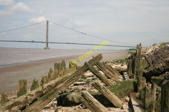 Photo 6"x4" Jetty timbers Barton-Upon-Humber c2010