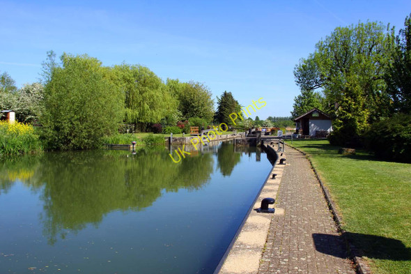 Photo 6"x4" Approaching King's Lock Wolvercote c2010