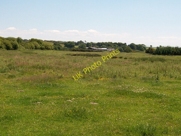 Photo 6"x4" View across pasture land towards Yoke House Farm Pwllheli c2010