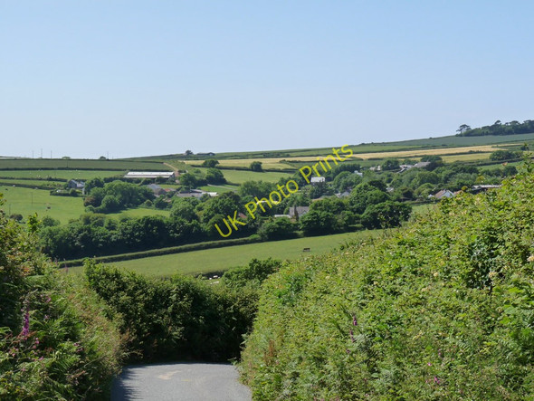 Photo 6"x4" A view of North Buckland from North Buckland Hill Nethercott\/SS4839 c2010
