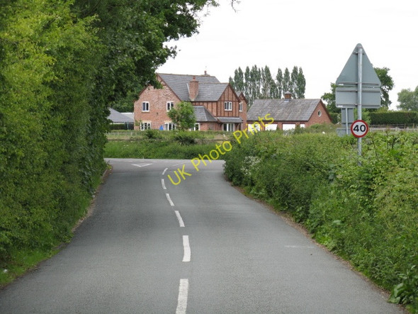 Photo 6"x4" New house at the end of Mill Lane Sandlow Green c2010