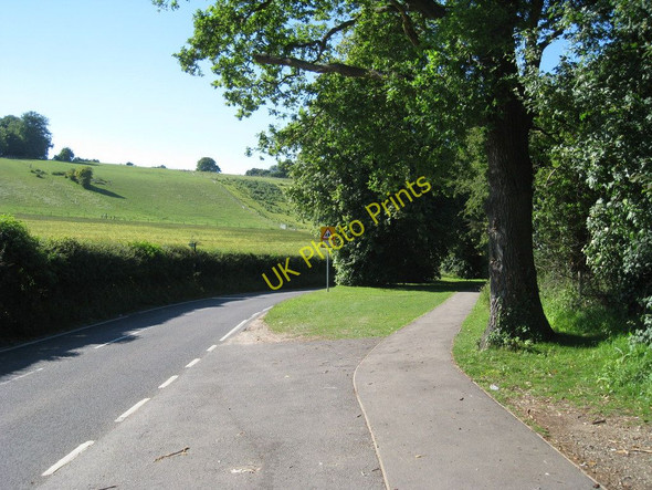 Photo 6"x4" Footpath along Valley Road Fawkham Green c2010