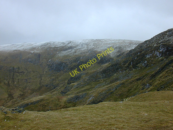 Photo 6"x4" View east from the col Pumlumon Fach c2000