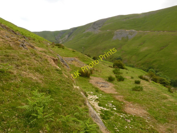 Photo 6"x4" Track junction in Cwm Cerddin Llanymawddwy c2010
