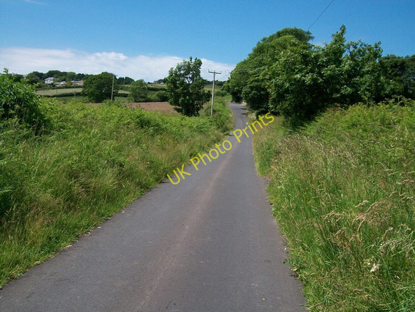 Photo 6"x4" Road uphill towards the Old Vicarage Pwllheli c2010