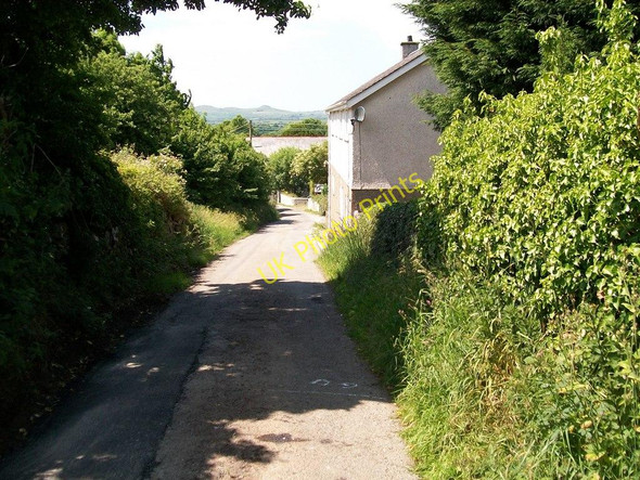 Photo 6"x4" The descent from Bryn Eglwys towards the Cemetery Pwllheli c2010