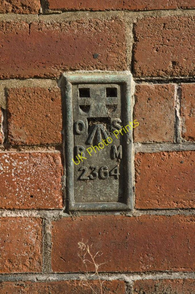 Photo 6"x4" Flush Bracket Bench Mark, Sicklinghall School Sicklinghall c2010