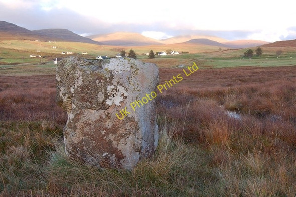 Photo 6"x4" Stone near Annishader Kensaleyre c2007