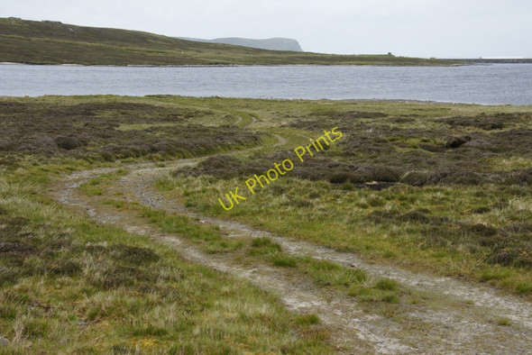 Photo 6"x4" Track beside Sandy Loch reservoir, Lerwick Uppersound c2010