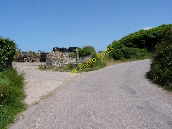 Photo 6"x4" A footpath on Down Lane which leads to Woolacombe or Putsborough Sands Vention c2010