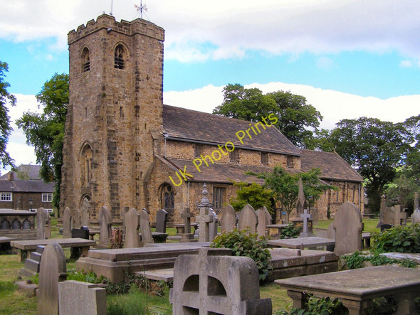 Photo 6"x4" The Parish Church of St Mary and All Saints, Whalley Whalley c2010