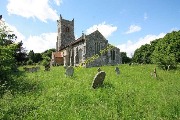 Photo 6"x4" St Mary, Shotesham, Norfolk Hawes' Green c2010