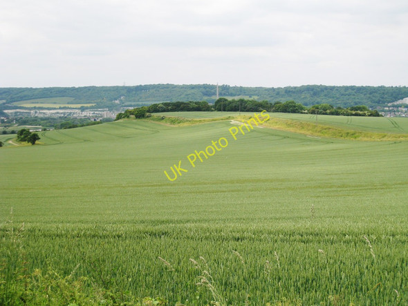 Photo 6"x4" Cropland off Pilgrims Way Wouldham c2010
