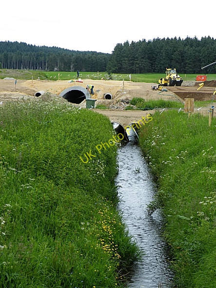 Photo 6"x4" Fochabers Bypass Roadworks, Midsummer 2010 (14) Crofts of Dipple c2010