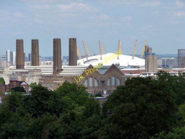 Photo 6"x4" Power Station and O2 Centre Greenwich\/TQ3977 c2010