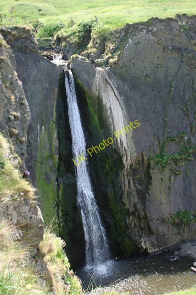 Photo 6"x4" The Waterfall at Speke's Mill Mouth Milford\/SS2322 c2010