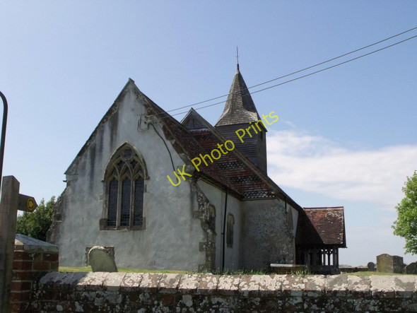 Photo 6"x4" St. John the Baptist, Chalvington, East Sussex Eckington Corner c2010