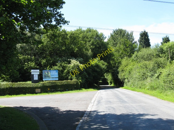 Photo 6"x4" Road at Bishop's Wood substation Chadwick c2010
