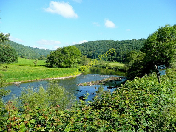 Photo 6"x4" The Glorious Wye Valley! The Fence c2010