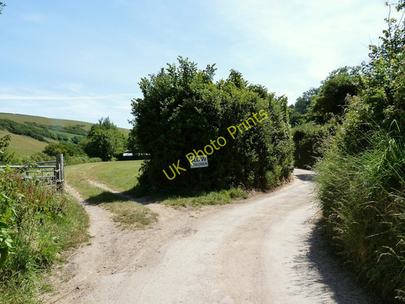 Photo 6"x4" The entrance to a field on Combas Lane near Combas Farm Croyde c2010