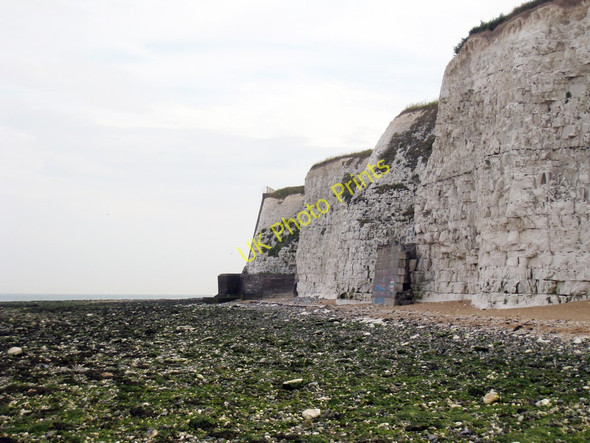 Photo 6"x4" Cliffs and Rocks at Joss Bay Broadstairs c2010