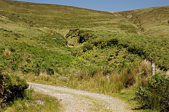 Photo 6"x4" Mountain Road and Channels Caherdaniel c2010