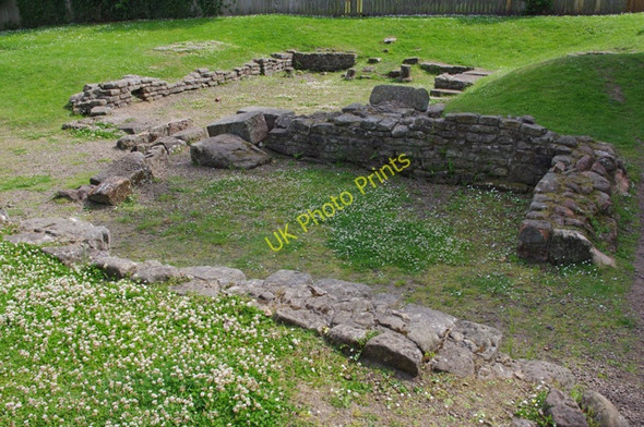 Photo 6"x4" Roman bath house, Ribchester Little Town\/SD6535 c2010 P1