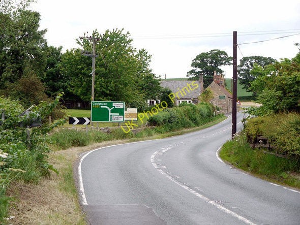 Photo 6"x4" Bend on A697 south of Crookham Crookham\/NT9138 c2010